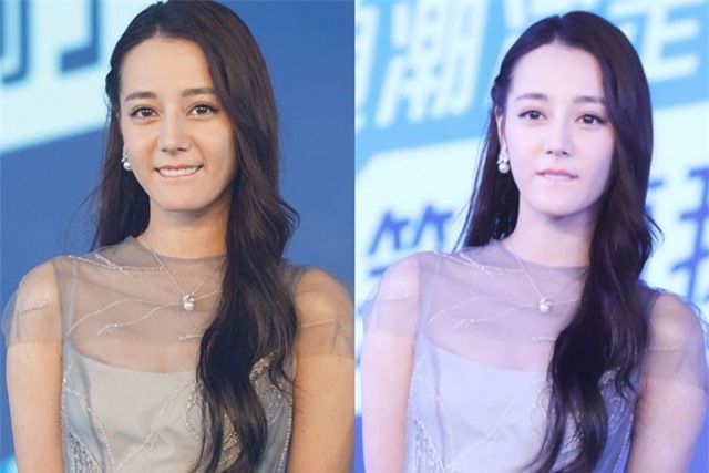 "Sốc" với những hình ảnh chưa qua chỉnh sửa của Địch Lệ Nhiệt Ba