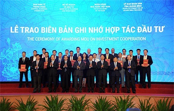 BIDV cùng 5 ngân hàng cam kết tài trợ 34.000 tỷ đồng cho 10 doanh nghiệp Quảng Bình - Ảnh 1.