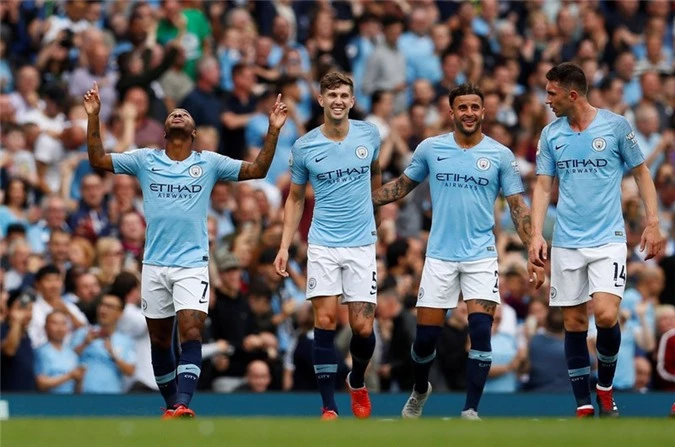 Man City tạm thời xếp thứ 3.