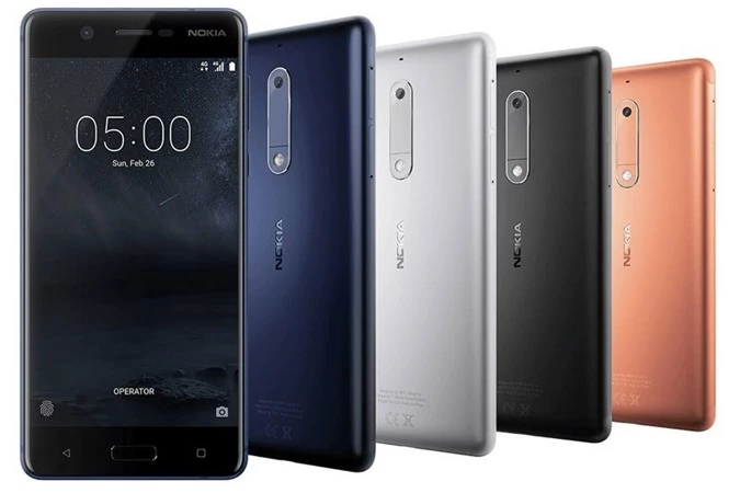 1. Nokia 5 (giá bán tại Việt Nam: 3,86 triệu đồng).