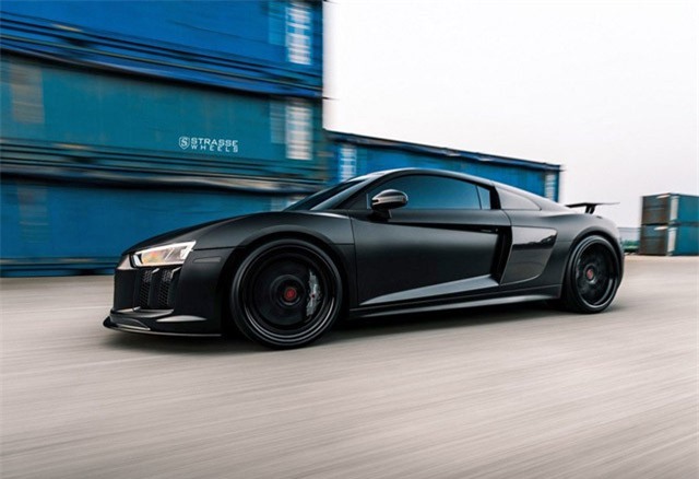 Cận cảnh Audi R8 V10 Plus độ chiến đấu cơ tàng hình