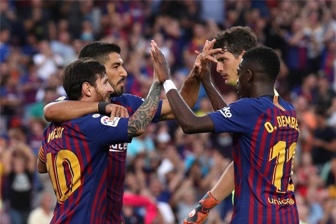 Kết quả, BXH bóng đá châu Âu đêm qua, rạng sáng nay (3/9): Barca thắng 8-2