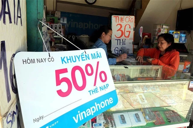 Các nhà mạng đồng loạt khuyến mãi lên 50% trở lại trong dịp lễ Quốc khánh.