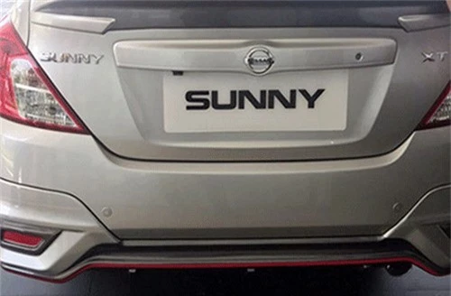 Một số chi tiết mới trên mẫu Sunny XT chuẩn bị ra mắt tại triển lãm Vietnam Motor Show tới đây.