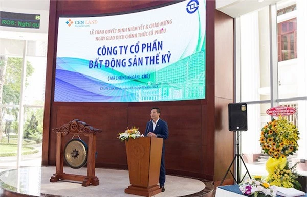Ông Phạm Thanh Hưng – Phó Chủ tịch HĐQT CENLAND phát biểu tại buổi lễ