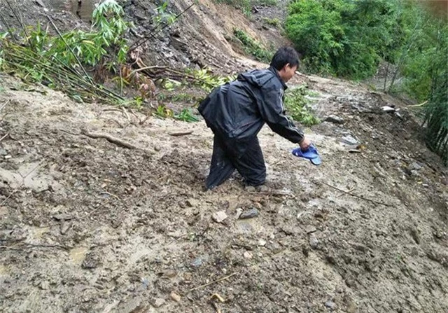 
Nhiều nơi, bùn ngập đến đầu gối hoặc ngang bụng, thầy cô vẫn cố gắng vượt qua để đến với học trò thân yêu.
