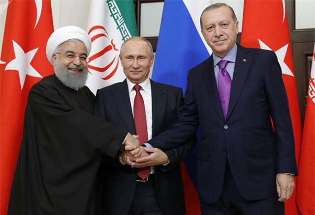 THẾ GIỚI 24H: Nga-Thổ-Iran “bắt tay” giải cứu Syria, Mỹ tính kế trừng phạt Nga