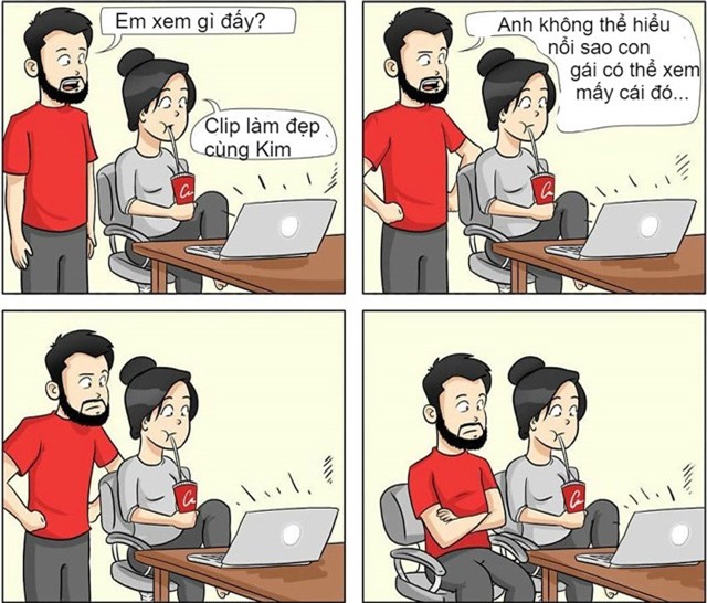 Bộ tranh: Yêu rồi mới biết con gái khó hiểu đến thế nào