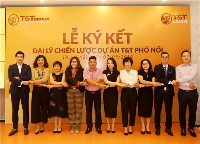 Cái bắt tay "Win - Win" giữa T&T Land và 5 đại lý phân phối dự án T&T Phố Nối