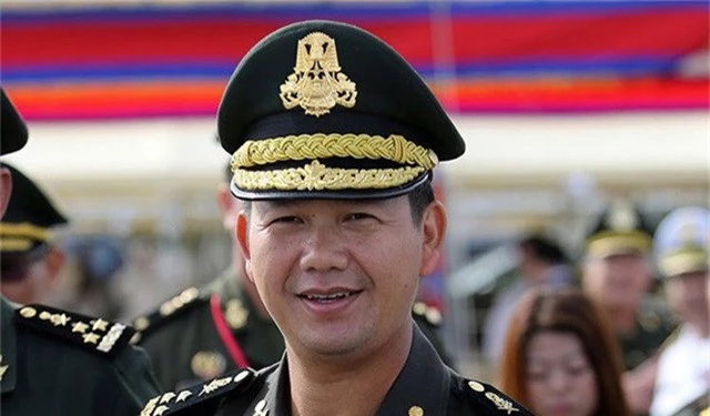 Ông Hun Manet, con trai Thủ tướng Campuchia Hun Sen (Ảnh: KT)