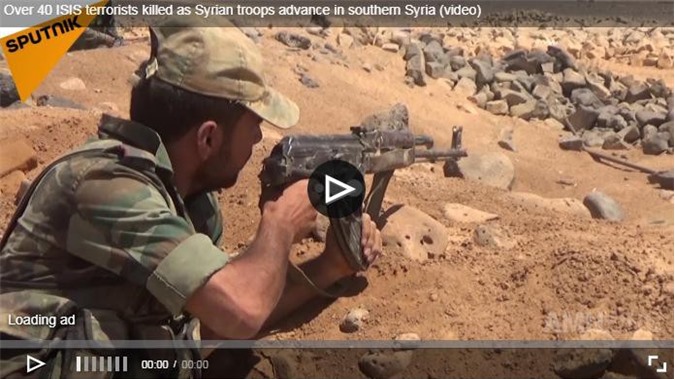 Clip: Quân đội Syria giáng đòn mạnh vào Al-Safa, hơn 40 tên IS bỏ mạng