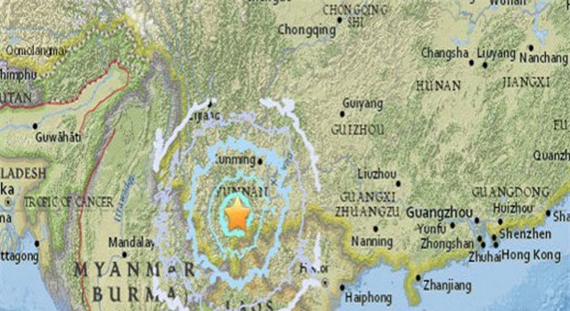 Động đất tại Vân Nam, Trung Quốc: 4 người bị thương, 21 ngôi nhà bị hư hại