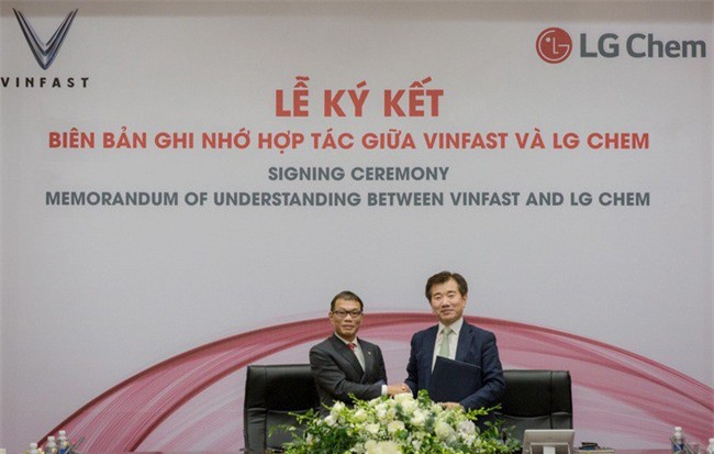 VinFast bắt tay với LG sản xuất pin cho xe điện, điện thoại