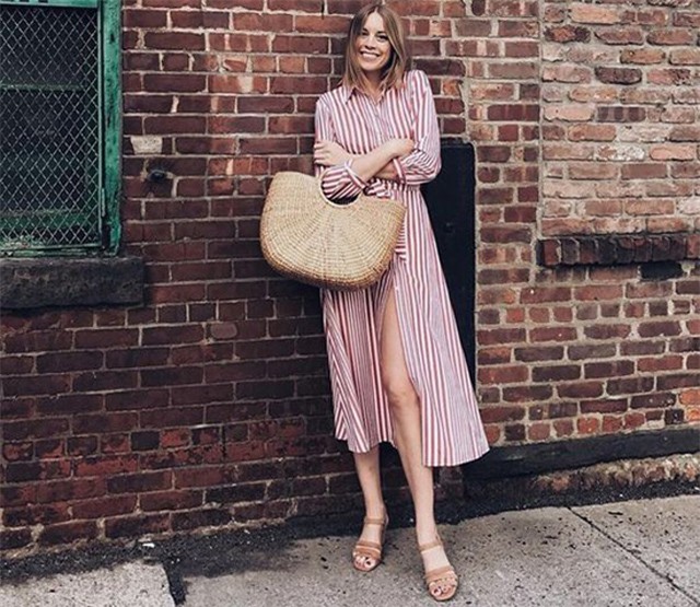 Những kiểu váy sơ mi dáng rộng mặc vào cuối tuần
