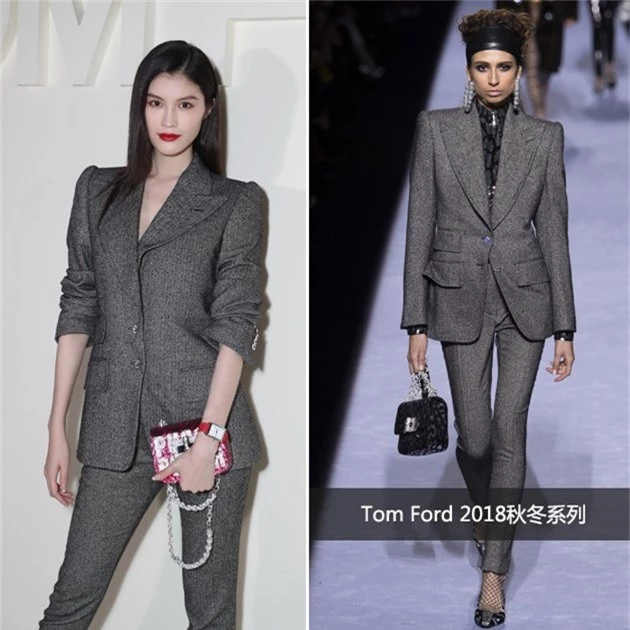 Mặc nguyên cây đồ đen tới dự show Tom Ford, Trương Quân Ninh lấn át cả chân dài Victorias Secret tại Tuần lễ thời trang New York - Ảnh 7.