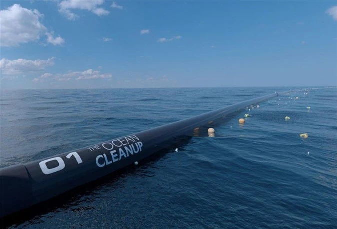 Hệ thống Ocean Cleanup.
