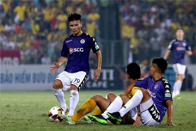 
CLB Hà Nội quá mạnh so với phần còn lại của V-League (ảnh: Gia Hưng)
