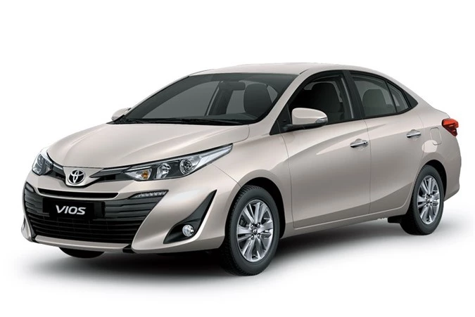 1. Toyota Vios (doanh số: 1.710 chiếc).