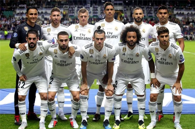 5. Real Madrid (số tiền thu được từ bán cầu thủ: 559 triệu bảng).