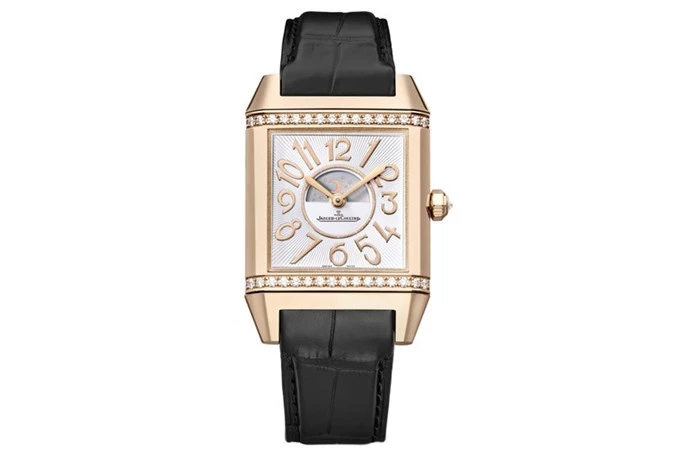 6. Jaeger-LeCoultre Reverso Squadra Lady Duetto Pink Gold.