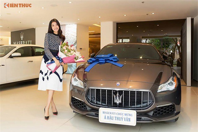 Á Hậu Thuý Vân tậu xe sang Maserati giá 6,9 tỷ đồng