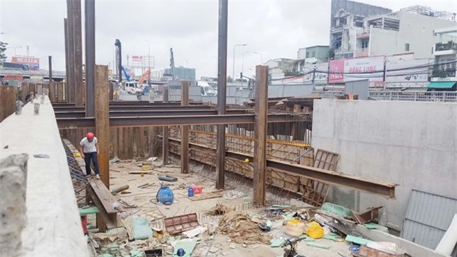 Vướng giải phóng mặt bằng, hầm chui An Sương chậm tiến độ