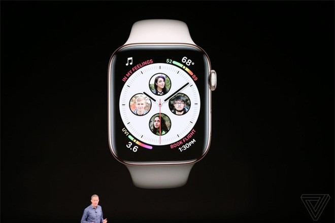 Apple Watch Series 4 ra mắt: Màn hình lớn hơn, tích hợp máy quét điện tâm đồ