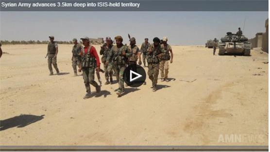 Clip: Quân đội Syria tiến sâu vào Al-Safa kết liễu phiến quân IS