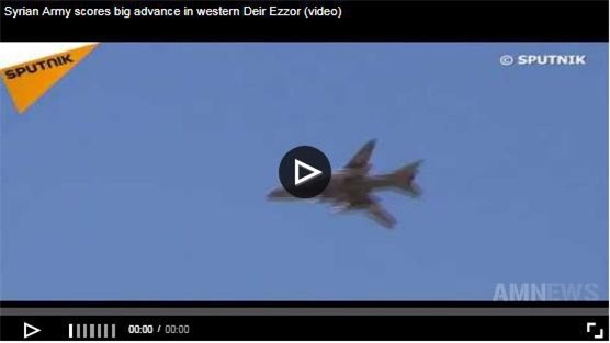 Clip: Quân đội Syria tấn công như vũ bão ở Tây Deir Ezzur, IS hoảng loạn rút lui