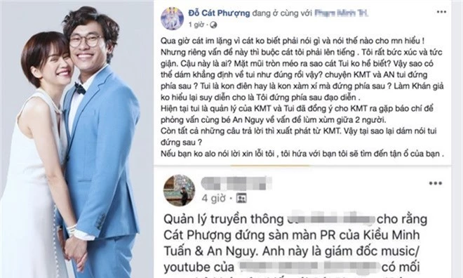 Cat Phuong: 'Toi dong y de Kieu Minh Tuan phong van voi An Nguy' hinh anh 1