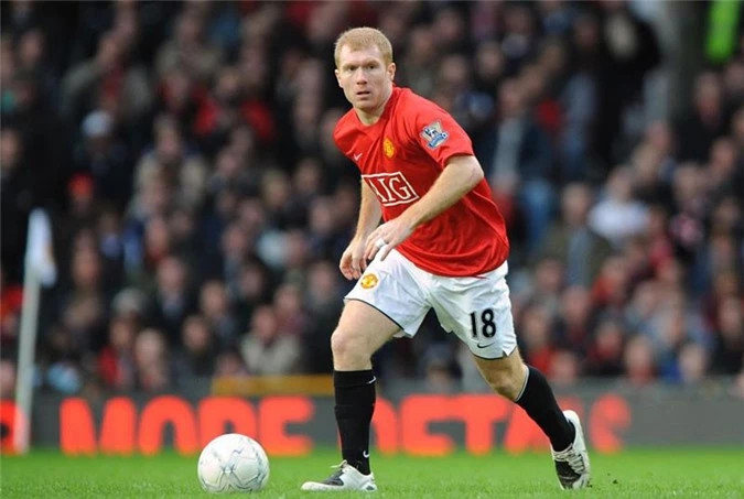 9. Paul Scholes (M.U, 124 trận).