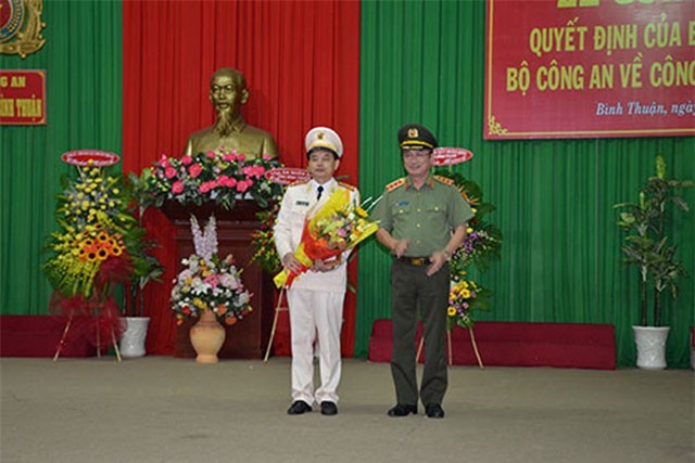 Bổ nhiệm Phó Cục trưởng làm Giám đốc Công an Bình Thuận