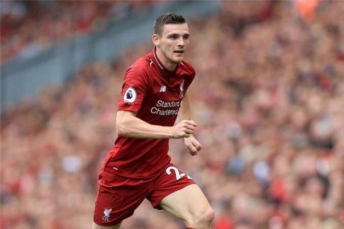 Hậu vệ trái: Andrew Robertson (Liverpool).