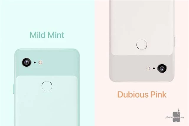 Tùy chọn màu sắc mới của Google Pixel 3