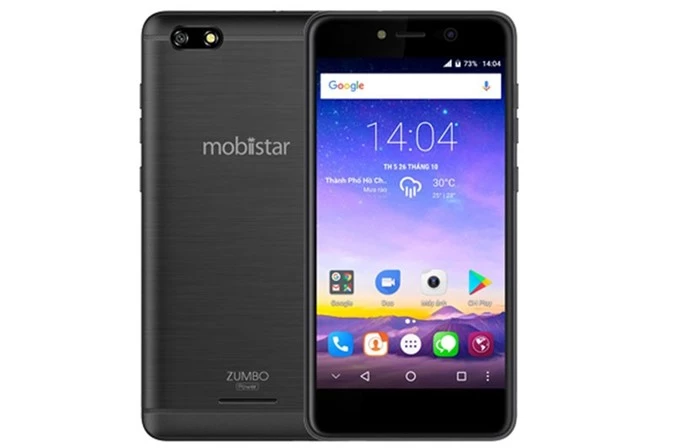 Mobiistar Zumbo Power (giá 1,65 triệu đồng, dung lượng pin: 4.000 mAh).