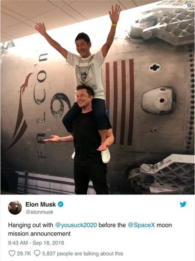 Gặp mặt tỷ phú Nhật Bản Yusaku Maezawa, vị khách đầu tiên được Elon Musk cho đi vòng quanh mặt trăng - Ảnh 2.