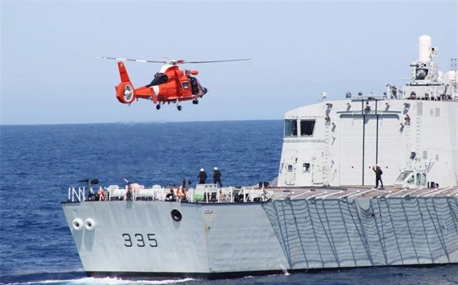 Tàu HMCS Calgary sẽ tới thăm và diễn tập với Hải quân Việt Nam. Ảnh: Royal Canadian Navy.
