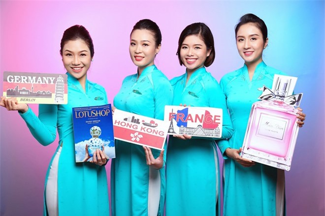 Vietnam Airlines sẽ bán hàng miễn thuế trên máy bay