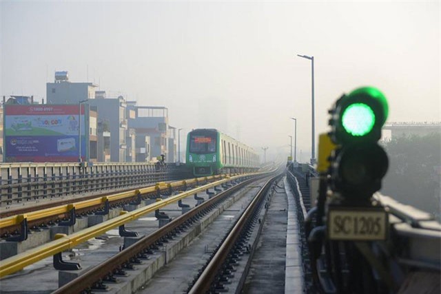 Vận hành thử toàn hệ thống đường sắt Cát Linh - Hà Đông