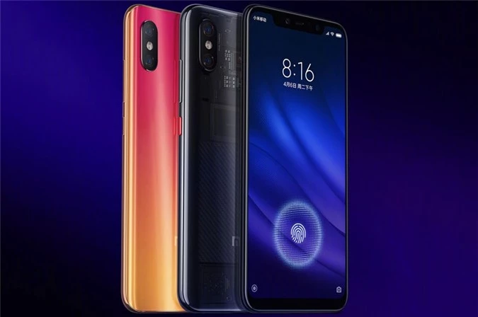 Xiaomi nên Mi 8 Pro.