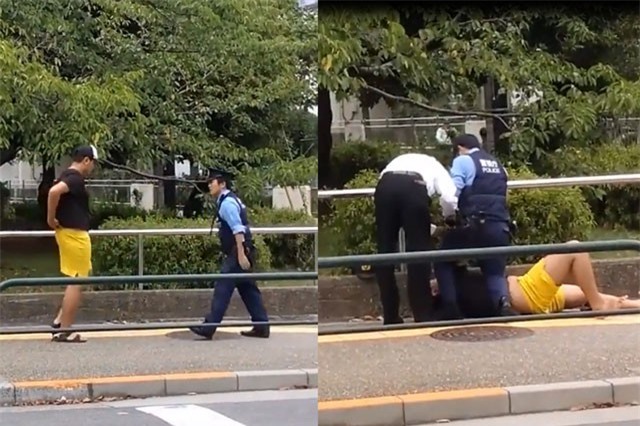 Clip: Thanh niên nhận ‘cái kết đắng’ vì gây gổ cảnh sát