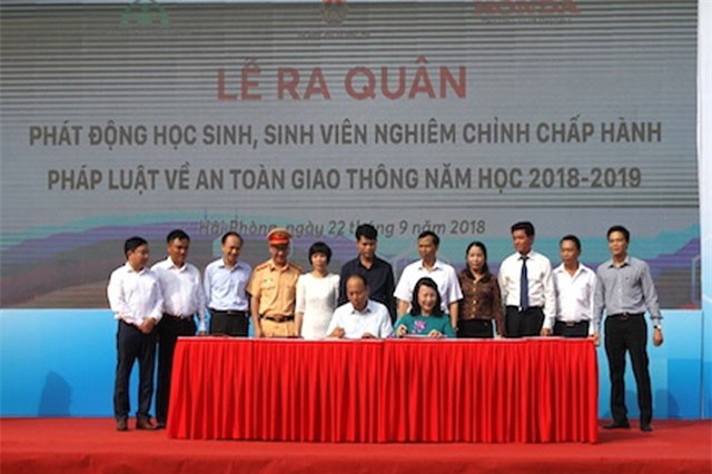 Để HSSV tự giác chấp hành pháp luật về ATGT