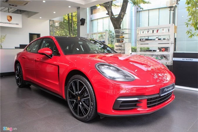 Chi tiet Porsche Panamera mau do gia 6,3 ty dong tai VN hinh anh 3