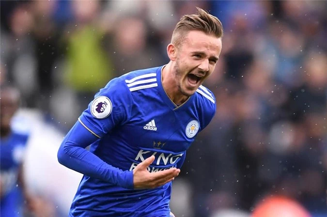 Tiền vệ trái: James Maddison (Leicester City).