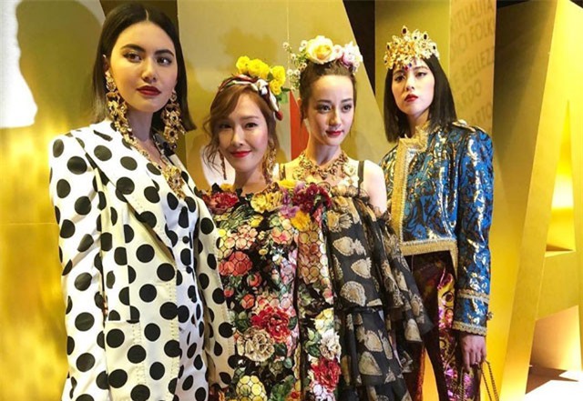 Dàn nữ thần châu Á đọ sắc trên sàn diễn show Dolce & Gabbana