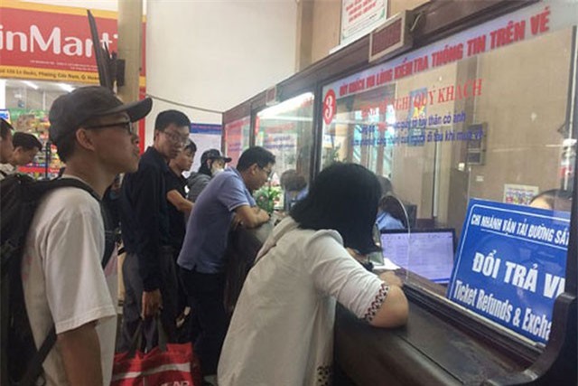 Bán vé tàu Tết Kỷ Hợi 2019 từ ngày 1/10/2018 