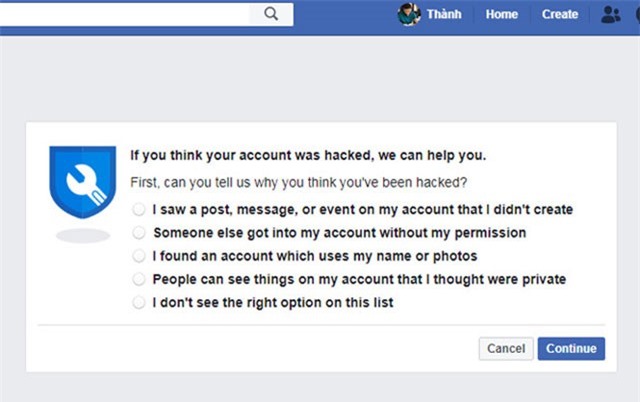 Nên làm gì khi bị tin tặc chiếm tài khoản Facebook?