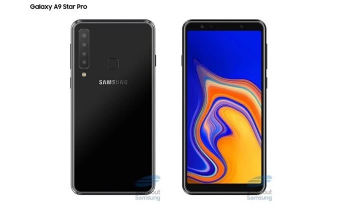 Samsung Galaxy A9 Star Pro lá» áº£nh render vá»i 4 camera máº·t sau, zoom quang 3x