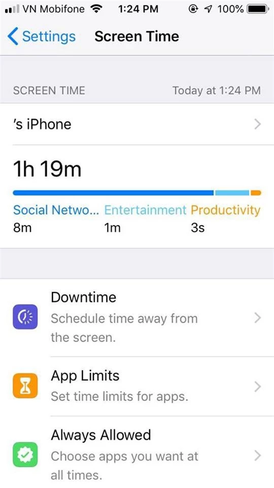  Ảnh: Tính năng Screen Time