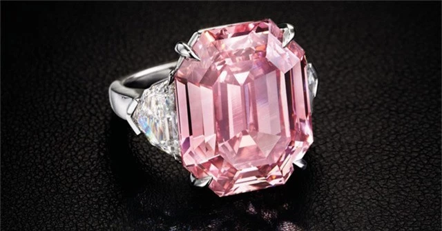 Viên kim cương 18,95 carat màu hồng lấp lánh có tên The Pink Legacy. (Nguồn: Christies Images LTD. 2018)